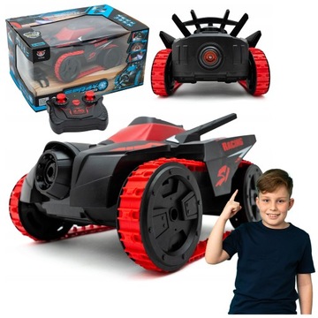 DUŻY SAMOCHÓD ZDALNIE STEROWANY STRZELA DYMI BOMBY DIABLO SPRAY SHOOTER