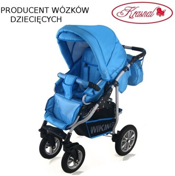Коляска WIKING + подарки * надувные колеса