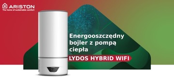 BOJLER PODGRZEWACZ ELEKTRYCZNY ARISTON LYDOS HYBRID WIFI 80 L POMPA CIEPŁA