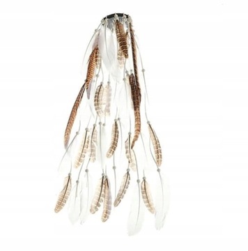 Opaska do włosów indianin pióra piórka boho etno
