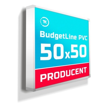Kaseton reklamowy LED Budget Line PVC 50x50cm
