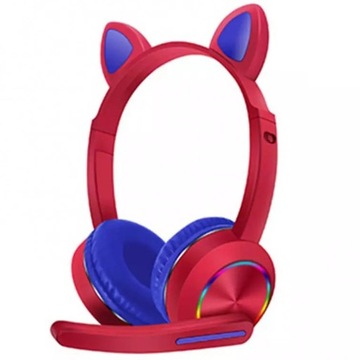 BEZPRZEWODOWE SŁUCHAWKI BLUETOOTH RKZ-23 CZERWONY