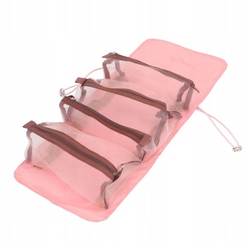 Kosmetyczki 4 w 1 Składana, odpinana kosmetyczka Wyjmowane przegródki Torby