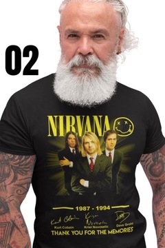 KURT COBAIN NIRVANA T-Shirt Koszulka 12 WZORÓW L