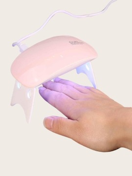 MINI LAMPA DO PAZNOKCI UV/LED PODRÓŻNA RÓŻOWA STYLIZACJA SHEIN