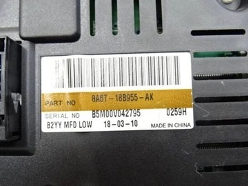 DISPLEJ FORD FIESTA MK7
