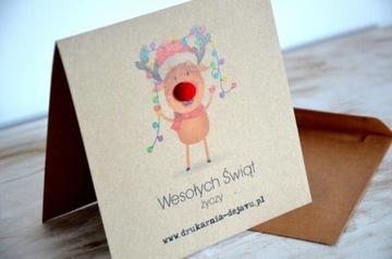 РОЖДЕСТВЕНСКИЕ ОТКРЫТКИ ДЛЯ ЭКО-ОЛЕНЕЙ + ЛОГОТИП КОМПАНИИ