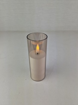 СВЕТОДИОДНАЯ ДЕКОРАТИВНАЯ СВЕЧА С ЭФФЕКТОМ ПЛАМЕНИ БАТАРЕЯ ДЛЯ СВЕЧИ 15 СМ