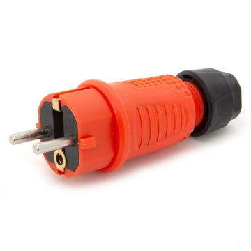 РЕЗИНОВАЯ ЗАГЛУШКА UNI-SCHUKO IP44, 230 В, 16 А, КАБЕЛЬ
