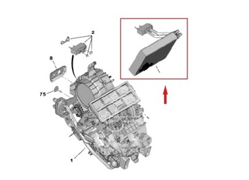 Испаритель кондиционера 1623243080 Новый OE PSA C4 II