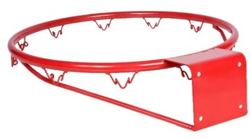 Профессиональное баскетбольное кольцо 43см красное + баскетбольная сетка