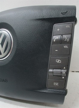 ULOŽENÍ AIRBAG ŘIDIČE MULTIFUNKČNÍ VW PHAETON 3D 3D0880201T MODRÁ