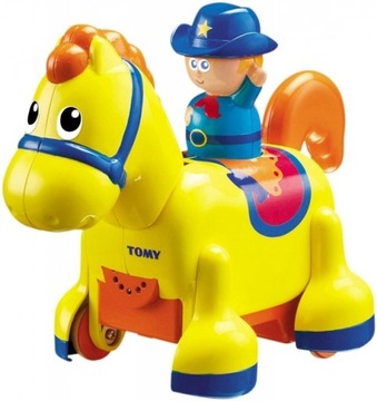 BRYKAJĄCY KONIK Z KOWBOJEM TOMY TM TOYS