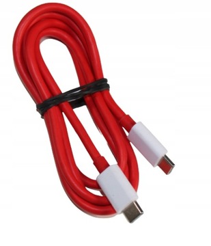 Kabel USB-C / USB-C typ przewód w kolorze czerwonym