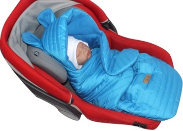 Спальный мешок на хлопковой подкладке для автокресла 6/12.