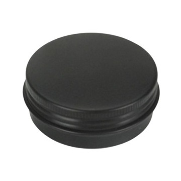 5 лотов дорожных черных баночек с кремом, косметика своими руками