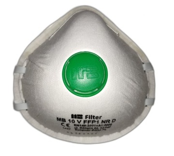 MASKA PÓŁMASKA PRZECIWPYŁOWA Z ZAWOREM FFP1 MASKI