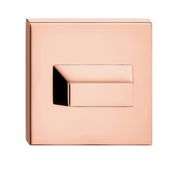 SZYLD DOLNY CUBE PREMIUM kwadratowy MIEDŹ PVD WC
