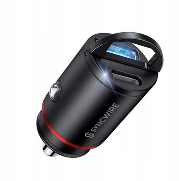 ŁADOWARKA SAMOCHODOWA SYNCWIRE 60W DO IPHONE PPS PD 30W i QC 3.0