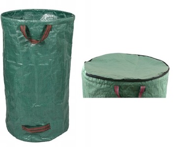 KOSZ OGRODOWY NA LIŚCIE TRAWĘ 272L SKŁADANY