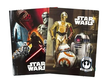TECZKA A4 Z GUMKĄ STAR WARS mix wzorów A4