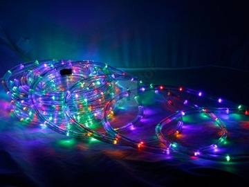 ШЛАНГ СВЕТОДИОДНЫЙ ШЛАНГ «РОЖДЕСТВЕНСКАЯ ЕЛКА», МНОГОЦВЕТНЫЙ, 3-ПРОВОДНЫЙ