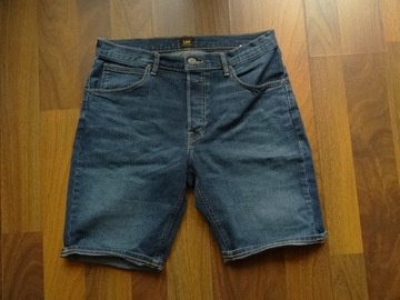 KRÓTKIE SPODENKI JEANS LEE 5 POCKET SHORT r.33 _#,,,,