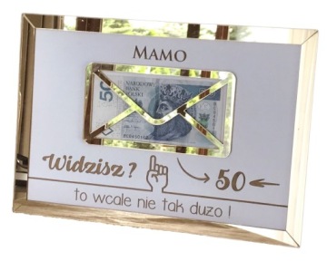 Подарок на день рождения 30 40 50 60 Зеркало в золотой раме