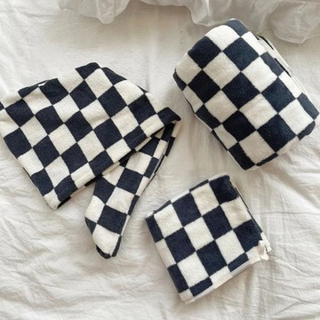 Банное полотенце в клетку. Большие полотенца, удобные для