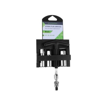 КЛЮЧ ДЛЯ СВЕЧИ ЗАЖИГАНИЯ С НАСАДКАМИ 14 ММ, 16 ММ И 21 ММ