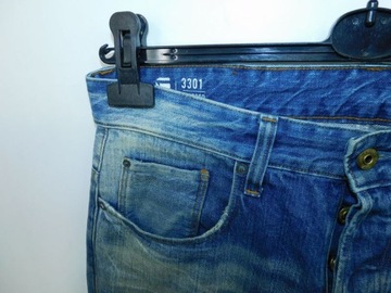 G-Star Raw 3301 Tapered spodnie W30L34 rurki