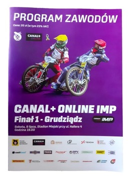 PROGRAM 1 FINAŁ IMP NA ŻUŻLU GRUDZIĄDZ 9.07.2022