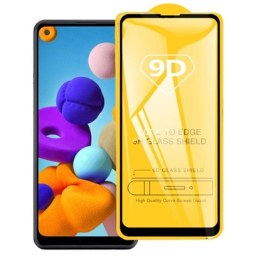 SZKŁO HARTOWANE 5D FULL GLUE DO SAMSUNG A21S