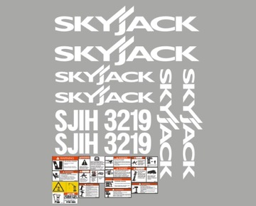 Naklejki oklejenie SKYJACK - każdy model
