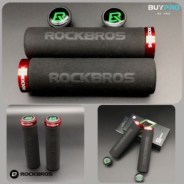 ВЕЛОСИПЕДНЫЕ РУЧКИ BIKE GRIP SOFT накладки на руль Губка ROCKBROS