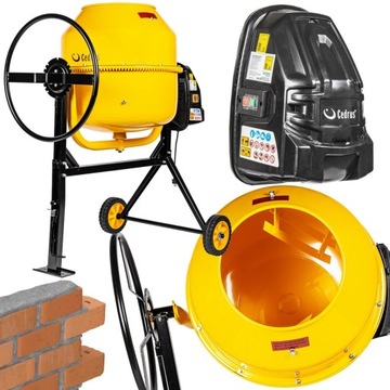 BETONIARKA BUDOWLANA MIESZALNIK BT 220 L ŻELIWNY WIENIEC 850W