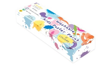 Набор красок для плакатов для детей, 12 цветов, 20 мл.