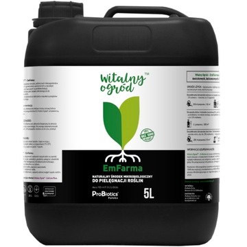 EMFARMA 5L WITALNY OGRÓD MIKROORGANIZMY PROBIO EMY NATURALNY BIOSTYMULATOR