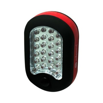 Latarka miniaturowa , warsztatowa 24+3 LED , baterie 3xAAA |0991|