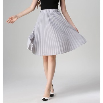 КРАСИВАЯ ПЛИССИРОВАННАЯ ЮБКА МИДИ В ЦВЕТАХ