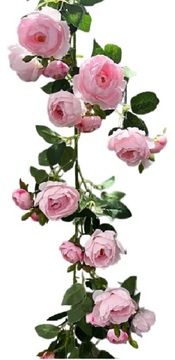 Girlanda z kwiatów róży 125 cm