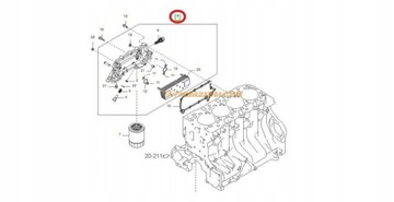 CHLADIČ OLEJE KIA SORENTO HYUNDAI H1 D4CB 2.5CRD