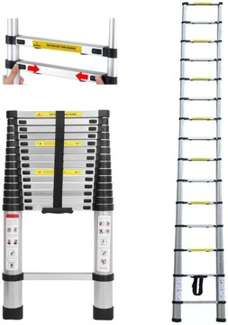 Teleskopowa drabina 4,4 m wielofunkcyjna Składana