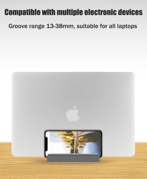 Вертикальная подставка-держатель для ноутбука и планшета