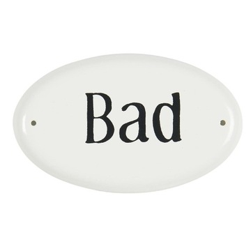 Tabliczka metalowa BAD Ib Laursen