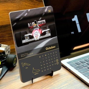Календарь F1 Motorsport Home Decor Настольный календарь для гостиной