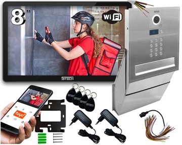 WIDEODOMOFON WiFi 5Tech SKRZYNKA NA LISTY ANDROID