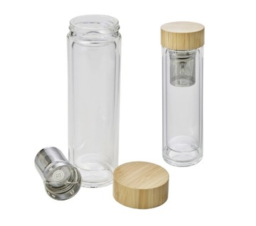 50 x Termos z sitkiem na fusy 420 ml, TWÓJ NADRUK