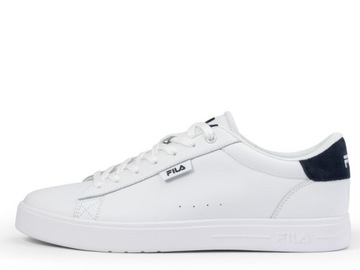 Buty sportowe męskie białe skórzane sneakersy Fila Bari 42