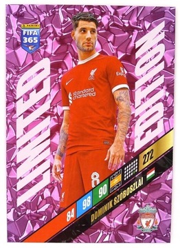 FIFA 365 2024 duża karta XXL LIMITED DOMINIK SZOBOSZLAI LIVERPOOL